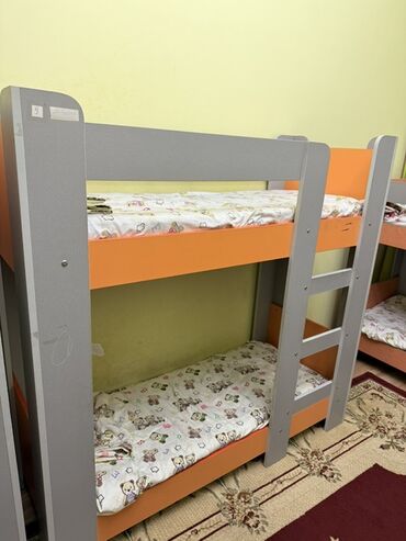 купить детскую двухъярусную кровать: Детская мебель для группы/игровая комната В комплект входят: -