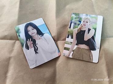İncəsənət və kolleksiyalar: BLACKPINK Jennie & Rosé Fotokartları 🎀 Kolleksiyamdandır — 3