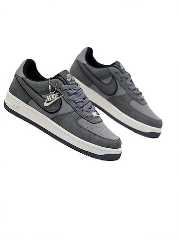 nike air force zima: Nike Air Force 1 Low patike – sivo/crna kombinacija - Klasičan AF1 — 1