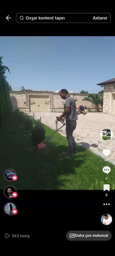 Landşaft işləri: Bütün növ ağcların qazonun güllərin biçilməsi sulaması dərmanlaması — 3