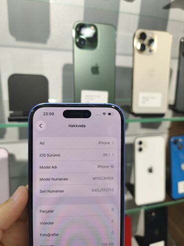 Apple iPhone: IPhone 16, 128 GB, Mavi, Face ID — 3
