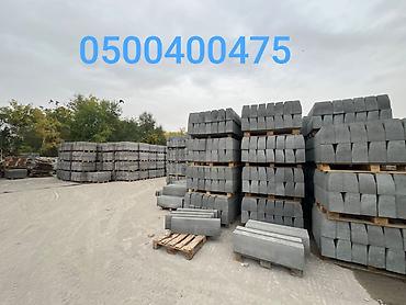 Дорожные бордюры: Дорожный бортовой камень (бордюр) из вибропрессованного бетона — 2