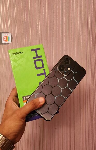 işlənmiş telofonlar: Infinix Hot 7 Pro, 64 GB, rəng - Boz, Face ID