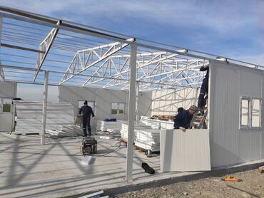 Konteynerlər: Perefabrik işləri İşçi campları Muhafize otaqlari Yataqxana campları — 4