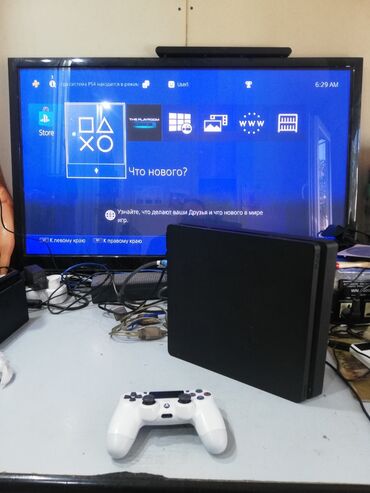 ���� 4 �� �������������� в Кыргызстан | PS4 (Sony Playstation 4): Playstation 4 slim 1000gb, играть на дисках вставил диск и играй, в