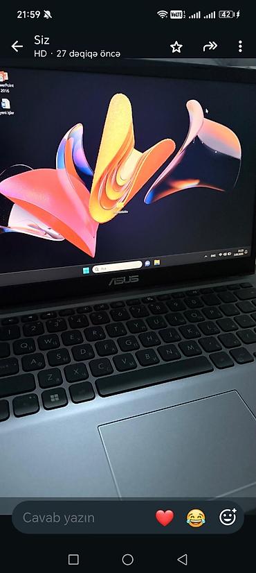 irshad electronics notebook: ASUS noutbuk - Marka/model: ASUS (gövdədə loqo) - Ekran: təxminən — 1