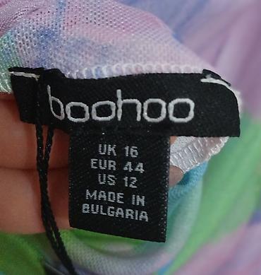 ara baletanke: Boohoo haljina – duga, sa otvorenim leđima i drapiranim (cowl) izrezom — 3