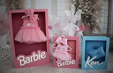 картонный домик: Barbie-Box - Барби бокс Фото-зона/стойка в стиле Barbie — большая — 4