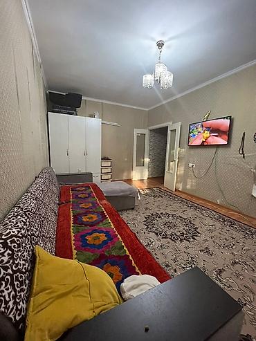 бишкек старый толчок: 1 комната, 33 м², Аламедин-1 мкр 105 серия, 2 этаж, Старый ремонт — 1