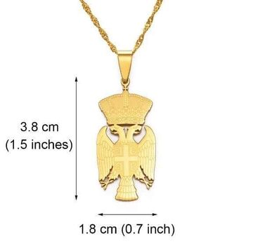 Ogrlice: Lanac sa priveskom
Cena 1300din — 2