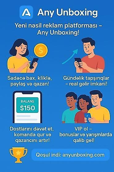 massaj xidmeti: Any Unboxing – yeni nəsil reklam platforması - Sadəcə bax, kliklə — 1