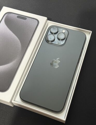 айфоны цены в бишкеке: IPhone 15 Pro Max, 256 ГБ, Space Gray, Куту