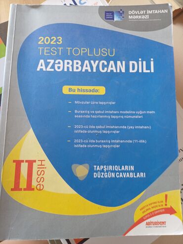 Testlər: Azərbaycan dili Testlər 11-ci sinif, 2-ci hissə, 2023 il