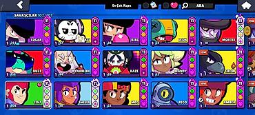 Искусство и коллекционирование: Brawl Stars oyun hesabı – yüksək səviyyəli kosmetik kolleksiya — 8