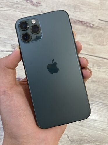 Apple iPhone: IPhone 11 Pro, Б/у, 64 ГБ, Matte Midnight Green, Стилус, 68 %