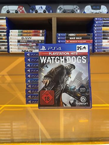 Video oyunlar və konsollar: Watch Dogs-PS4 diski Oyun diski tam işlək vəziyyətdədir, heç bir — 1