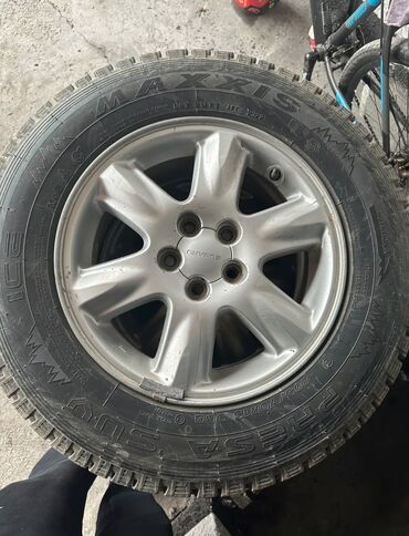 диска форестер: Дөңгөлөктөр монтажда 205 / 70 / R 15, Кыш, Комплект, Жеңил унаалар, Куйма, тешиктери - 5