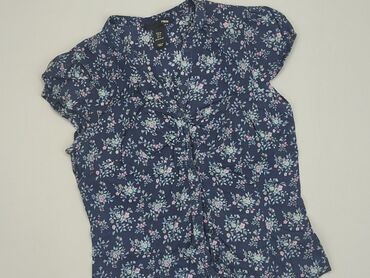 fioletowa spódnice w kwiaty: Blouse, H&M, S (EU 36), condition - Good