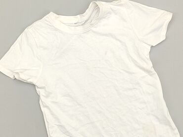 koszulka biała: T-shirt, 7 years, 116-122 cm, condition - Good