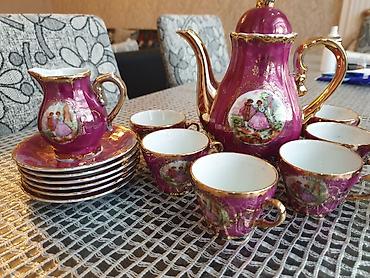 Qab-qacaq və mətbəx ləvazimatları: Çay dəsti, rəng - Çəhrayı — 2