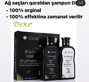 Красота и здоровье: Dexe saç qaraldan şampun tam orijinal effektli zəmanetli bitki mənşəli — 1