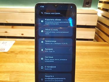 xaomi 17: Redmi, Redmi A3x, Б/у, 64 ГБ, цвет - Синий, 2 SIM — 3