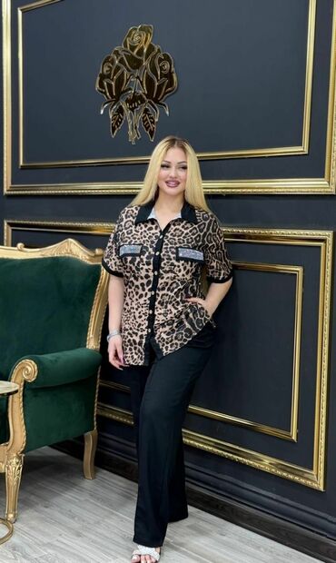qadin ucun kostyum modelleri: Böyük bədən ölçü: 3XL 4XL 5XL 6XL Qiyməti 37 manat (dəst) material