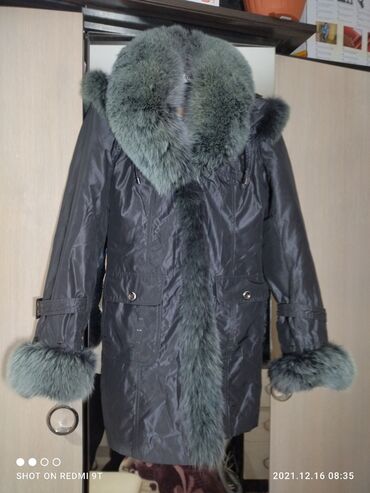 енот в Кыргызстан | ШУБЫ: Женская куртка M (38), цвет - Серый, Ajiotaje