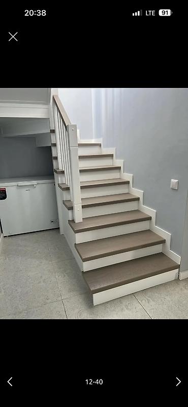 Деревянные лестницы: Деревянная лестница Для дома, Бесплатная доставка, Вид дерева: Лиственница, Форма лестницы: Прямая, Стиль: Лофт — 17