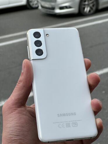 samsung z710: Samsung Galaxy S21 5G, 256 GB, rəng - Ağ, Barmaq izi, İki sim kartlı, Face ID