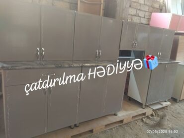 su çəni satılır: *YENİ MƏTBƏX mebeli mdf:-TƏCİLİ SATILIR*‼️ QİYMƏT:-440₼ ÖLÇÜ:-3