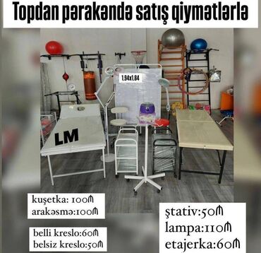 Kuşetka/ masaj stolu💥 Sadə / bütöv,baş hissə qalxıb enir,dərəcəli