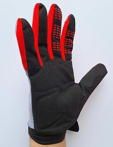 tomos za decu: Biciklističke/motokros rukavice FOX – crveno/siva kombinacija - — 5