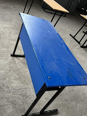 Комплект парт и стульев: Комплект парты и стула, цвет - Черный — 2