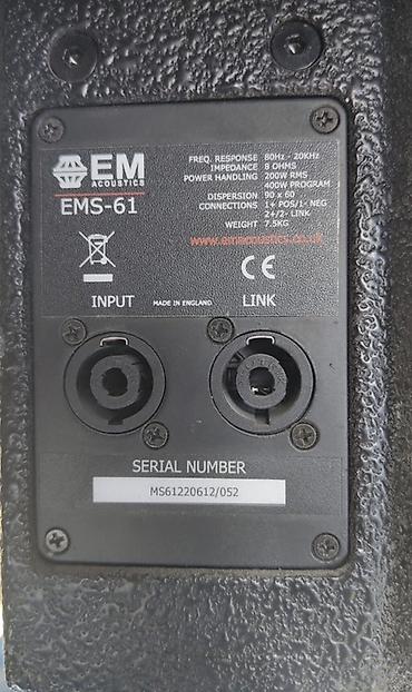 yamaha ses sistemi: İşlənmiş Yamaha Kolonka, Növ - Akustik, rəng - Qara — 6