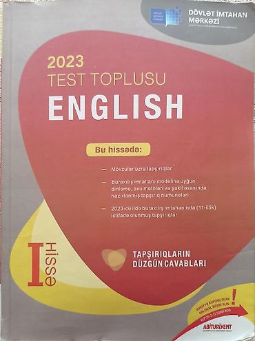 Testlər: İngilis dili Testlər 11-ci sinif, DİM, 1-ci hissə, 2023 il — 1