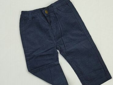 Spodnie i Legginsy: Niemowlęce spodnie materiałowe, 6-9 m, 68-74 cm, stan - Bardzo dobry