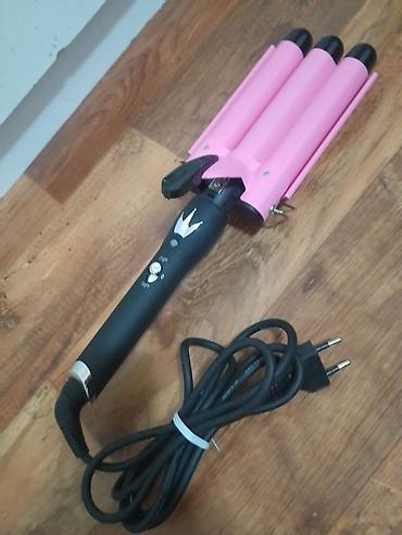 Figaro za kosu: Figaro-Trostruki uvijac za talasastu kosu je potpuno ispravan, u — 2