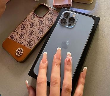 world telecom iphone 12 pro: IPhone 13 Pro Max, 256 GB, Sierra Blue, Simsiz şarj, Zəmanət — 1