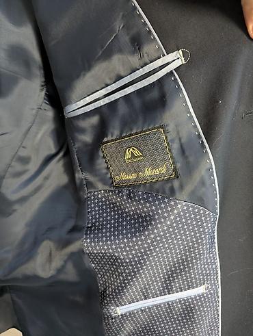 массимо дути: Мужской костюм, S, Massimo Dutti, Б/у, цвет - Синий, Самовывоз, Платная доставка — 2