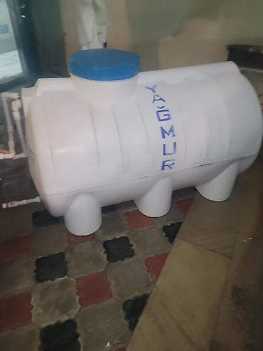 plastik çenler: Plastik su çəni – “YAĞMUR” brendi - Material: qalın divarlı — 1