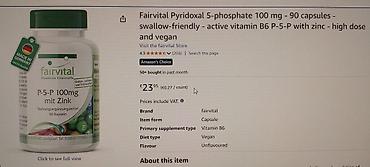 Gözəllik və sağlamlıq: Məhsul: Fairvital P-5-P 100 mg sinklə – aktiv Vitamin B6 — 3