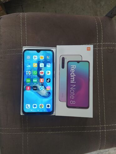samsung note 8: Xiaomi Redmi Note 8T, 64 ГБ, цвет - Синий, 
 Отпечаток пальца