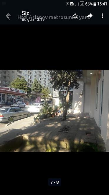 bine kendi: Həzi Aslanov metrosunun yanı. Dörd yol ayrıcı. Yaxın ətrafı obyektlər — 6