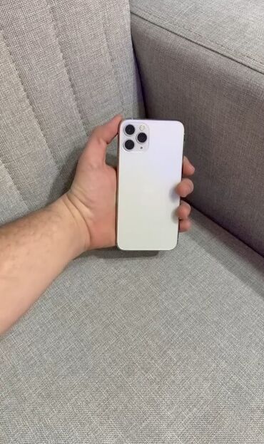 Apple iPhone: IPhone 11 Pro, 128 GB, Ağ, Zəmanət, Kredit, Simsiz şarj
