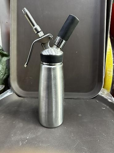 Кондитерский инвентарь: Сифон для взбитых сливок/пен и соусов - Материал корпуса: нержавеющая — 46