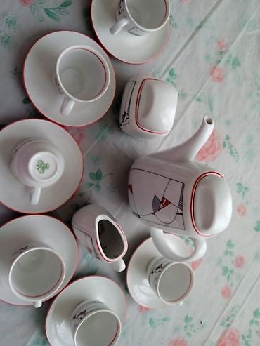 Qab-qacaq və mətbəx ləvazimatları: Çay dəsti, Keramika, 6 nəfərlik, Almaniya — 10