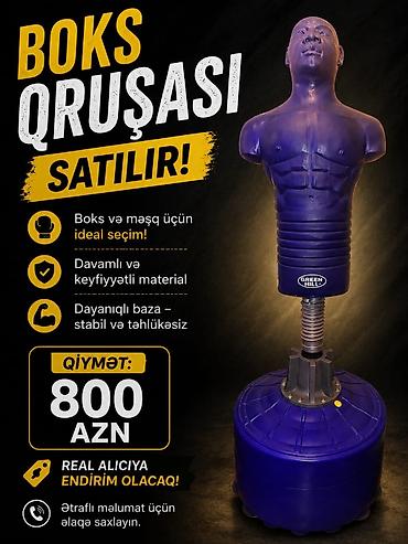 boks dersleri: Boks qruşası – Green Hill markalı sərbəst dayanan maneken tipli döyüş — 1