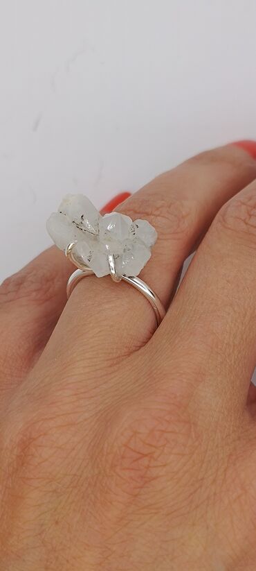 Ženski prsten, Handmade, Materijal: Srebro