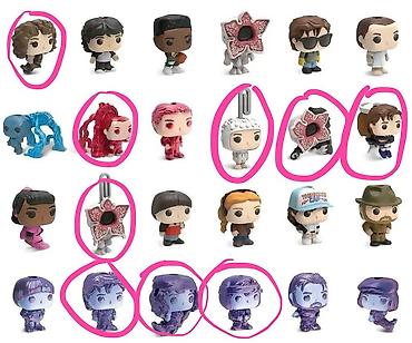 Satilir/Barter Funko Mystery Minis – “Stranger Things” kolleksiya